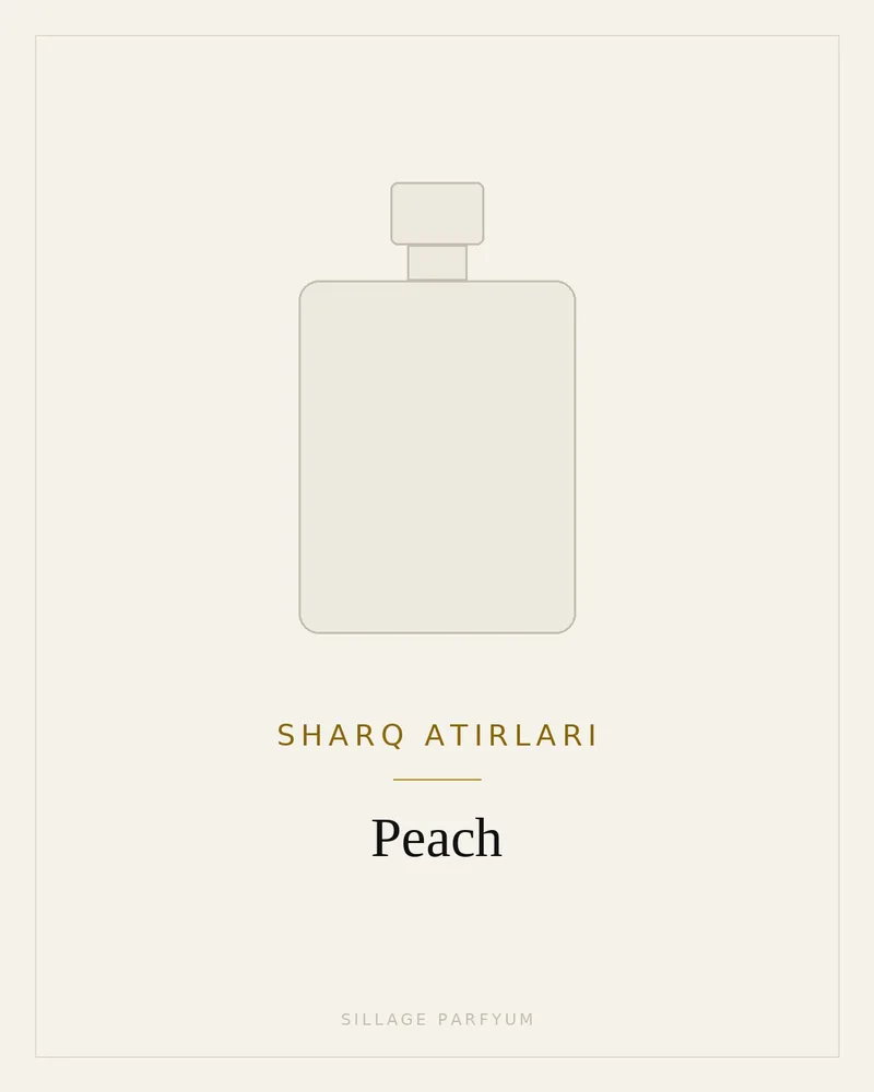 Sharq atirlari Peach — rasm hali yuklanmagan