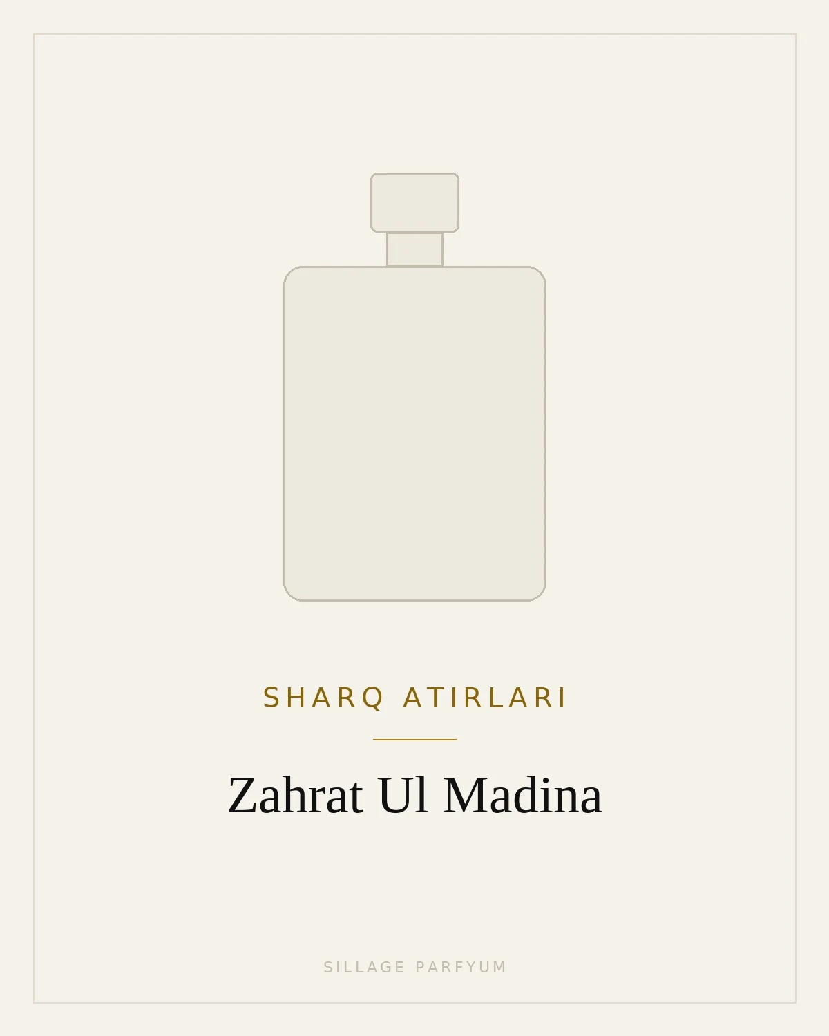 Sharq atirlari Zahrat Ul Madina — rasm hali yuklanmagan