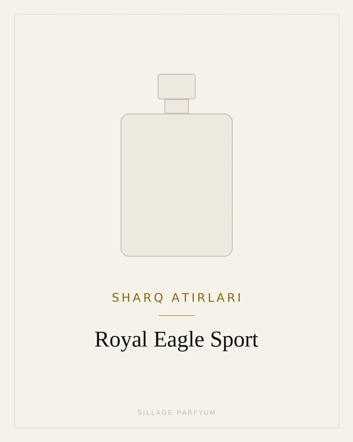 Sharq atirlari Royal Eagle Sport — rasm hali yuklanmagan