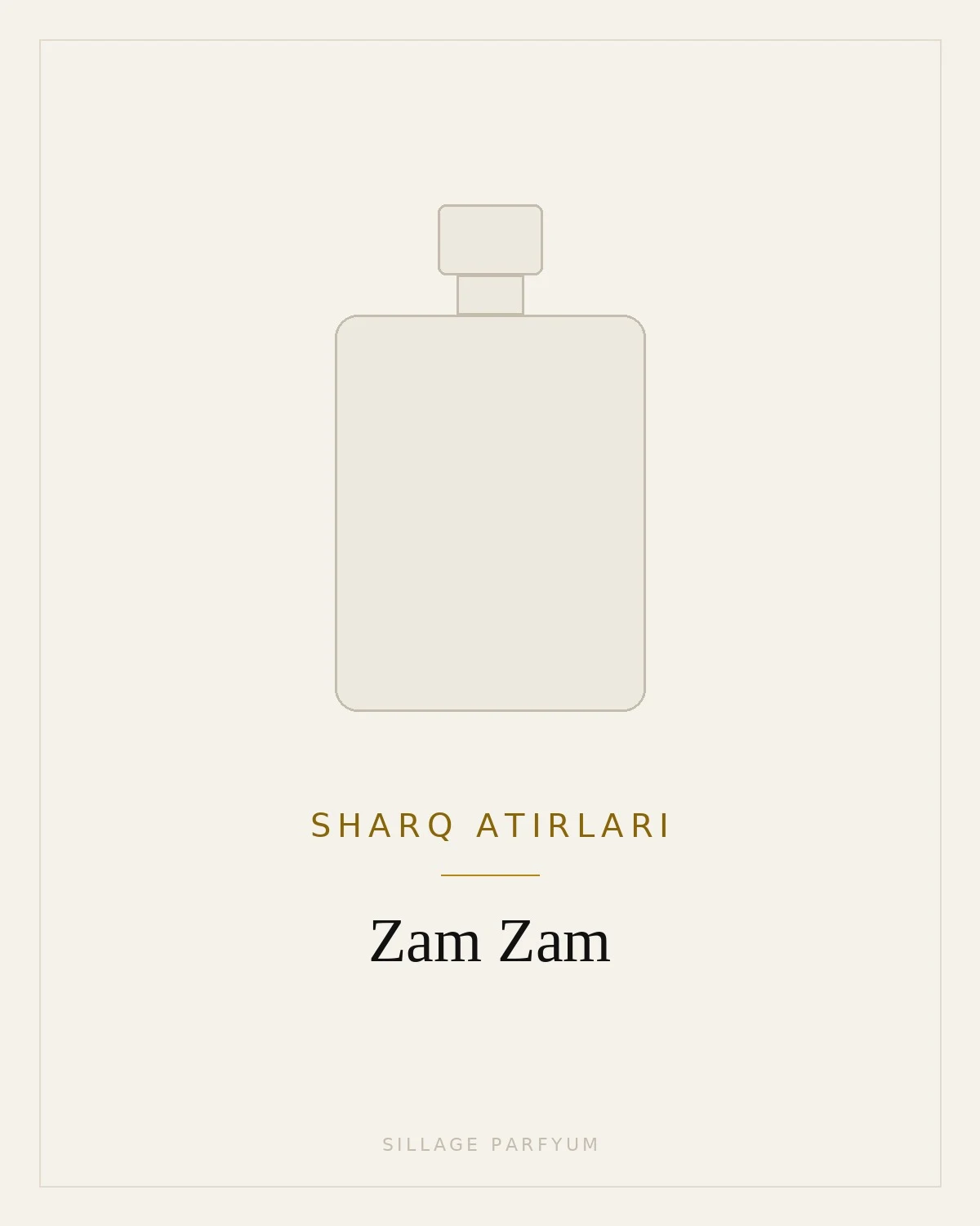 Sharq atirlari Zam Zam — rasm hali yuklanmagan