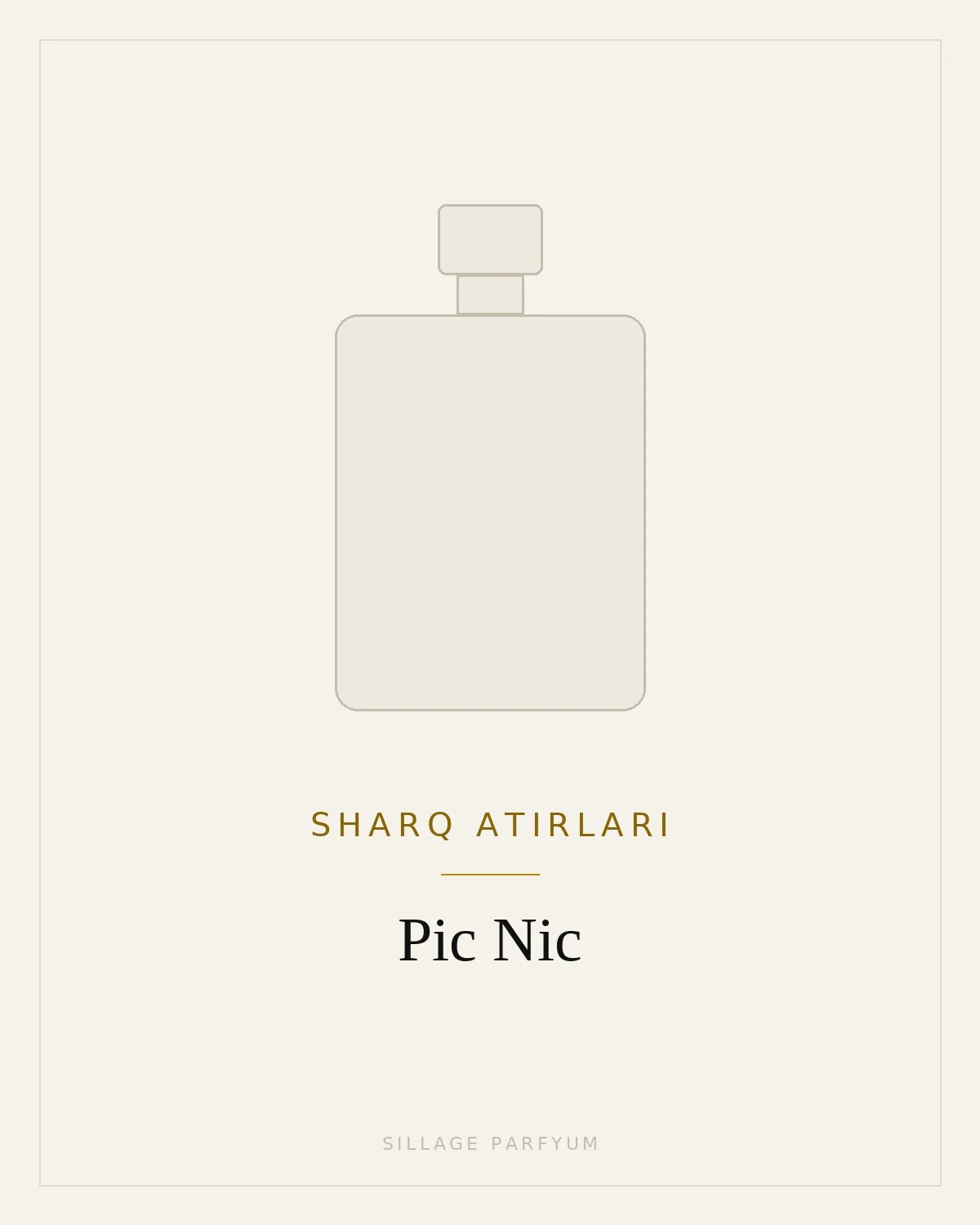Sharq atirlari Pic Nic — rasm hali yuklanmagan